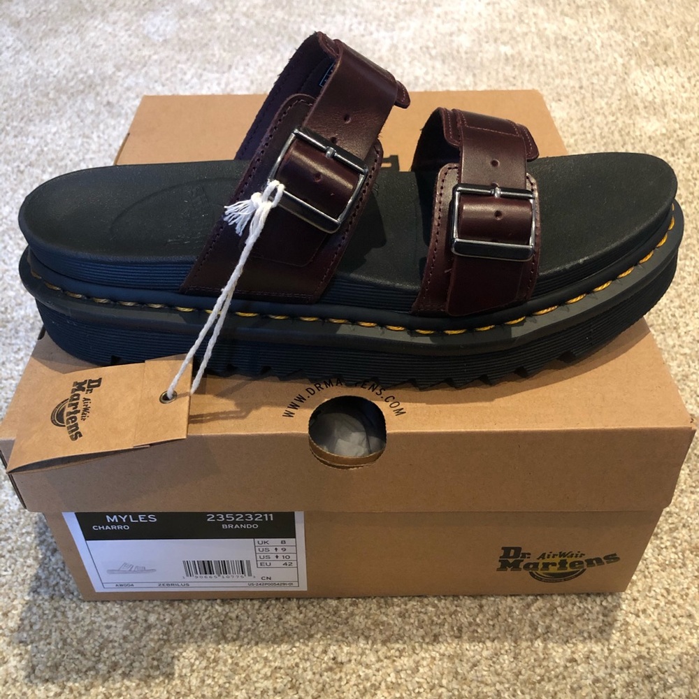 Doc martens Myles sandals slides charro NiB - Picture 6 of 11